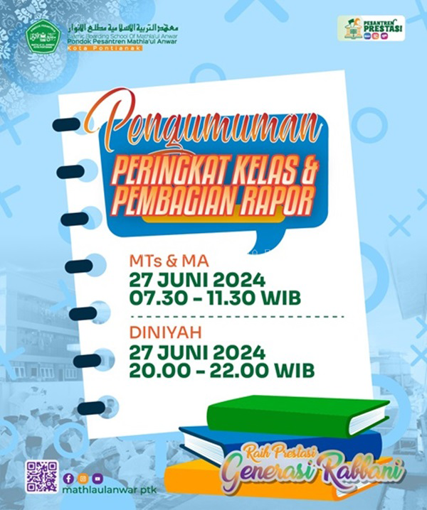 Pembagian buku rapot